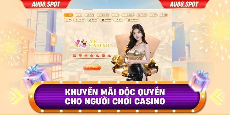 Khuyến mãi độc quyền cho người chơi Casino