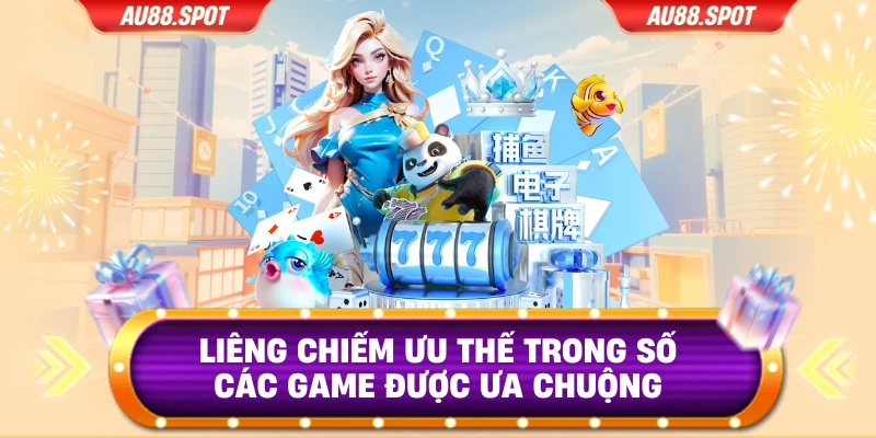 Liêng chiếm ưu thế trong số các game được ưa chuộng